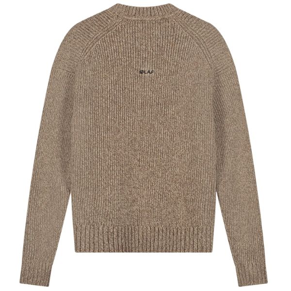 Olaf Essential Melange Knitted Sweater Beige