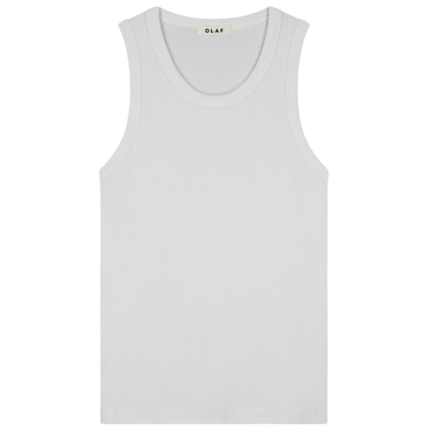 Olaf Essential Rib Tank Top Wit