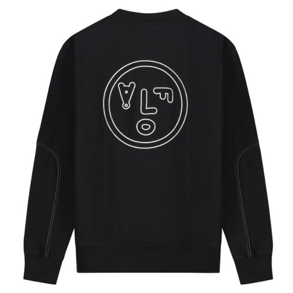 Olaf Face Sweater Zwart
