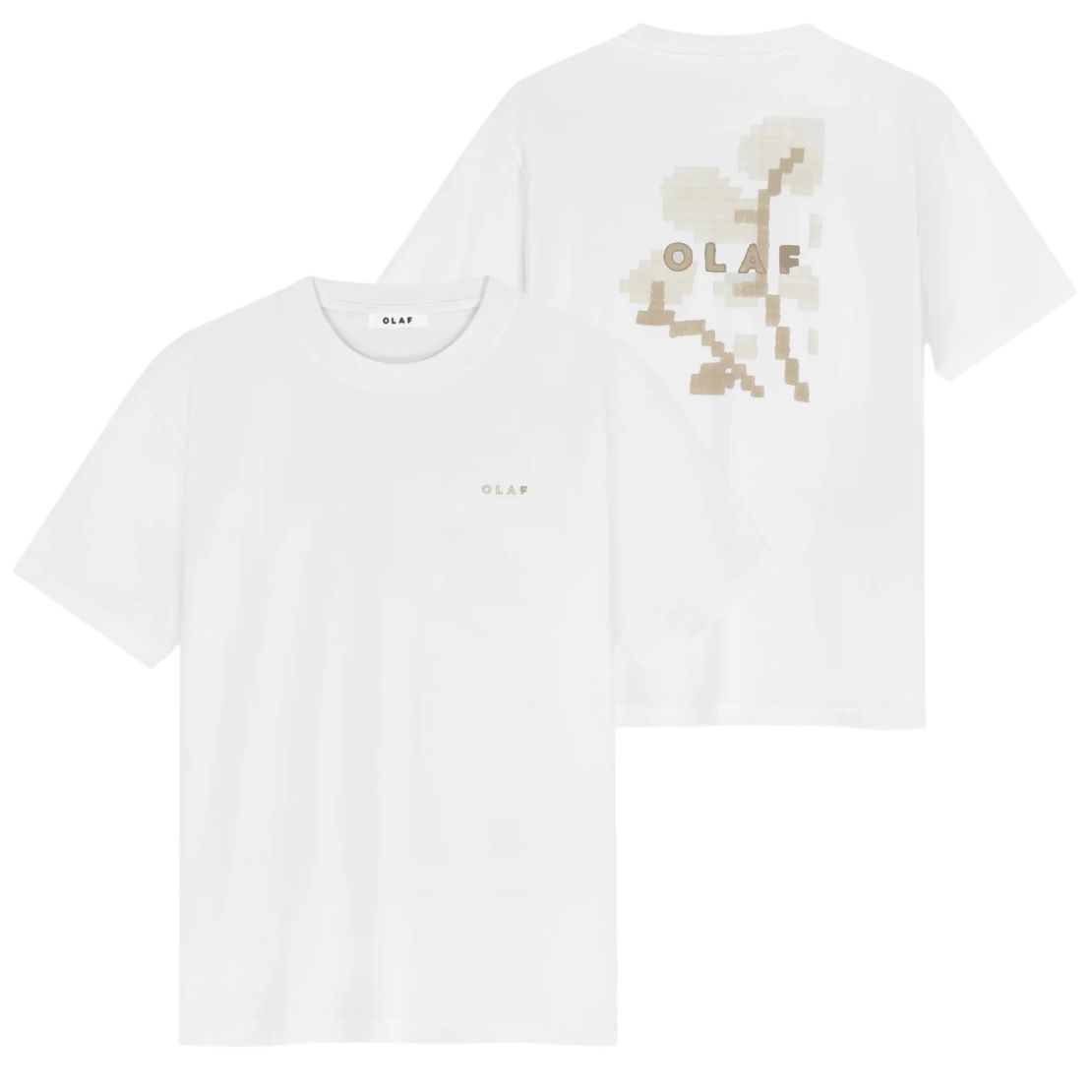 Olaf Felted Watercrest T-shirt Wit