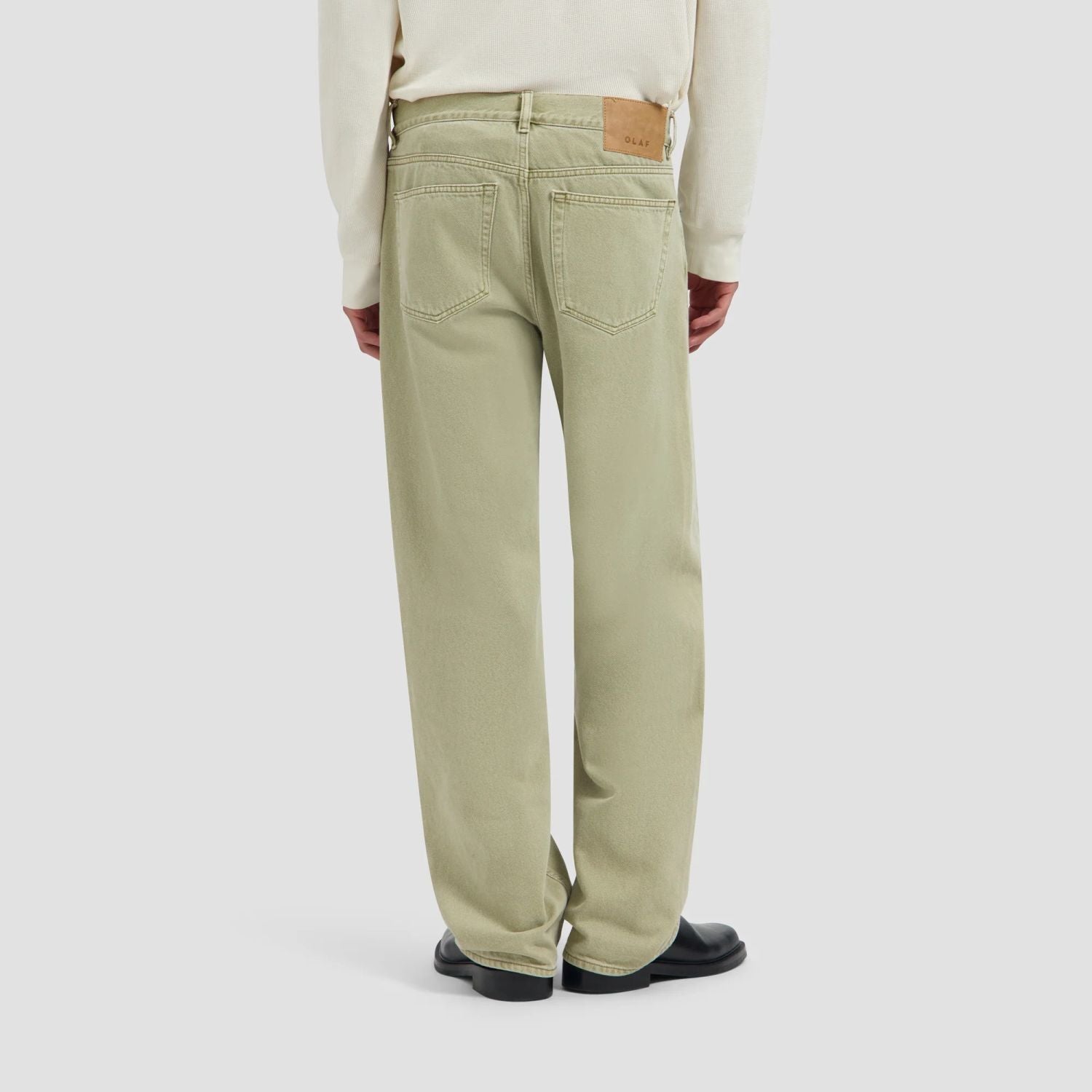 Olaf Relaxed Jeans Licht Groen