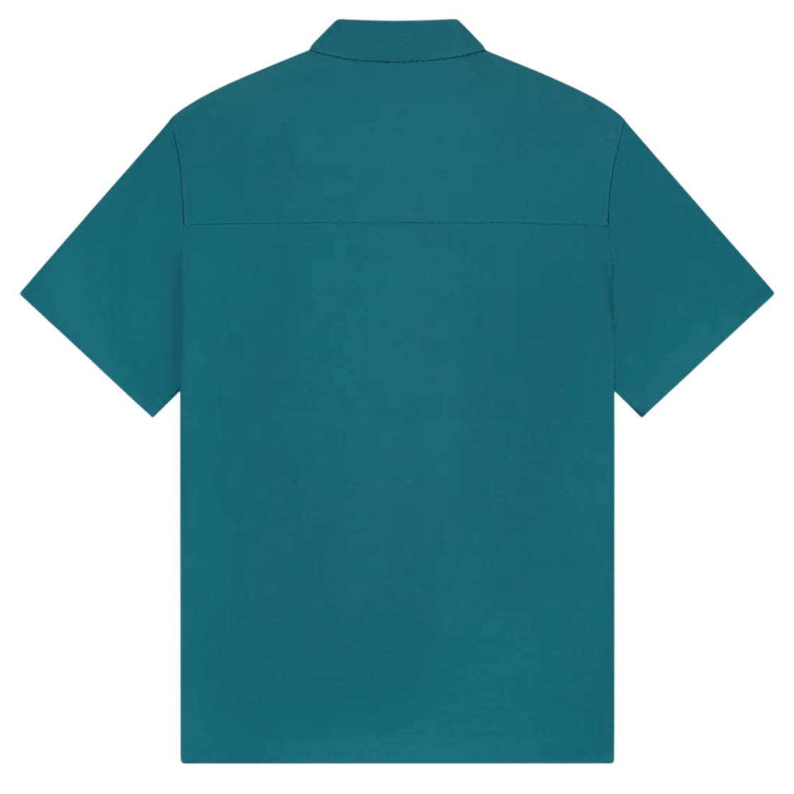 Olaf Seersucker Camp Overhemd Blauw