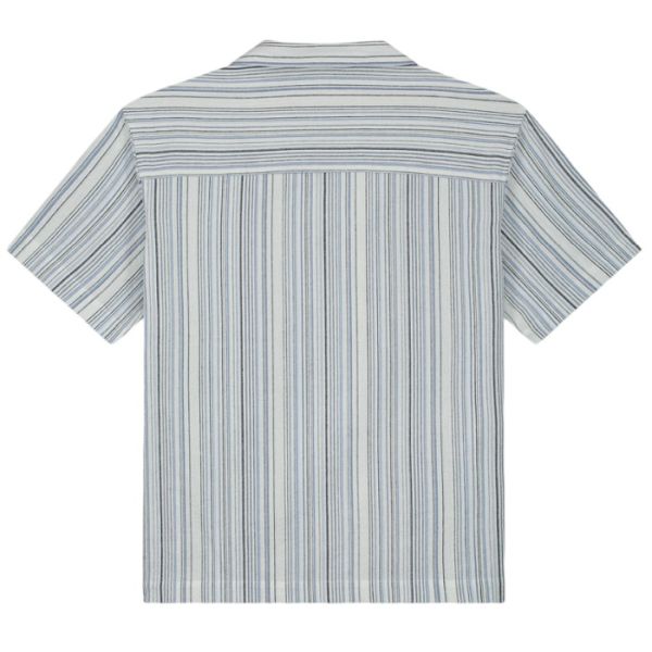 Olaf Stripe Overhemd Blauw/Wit