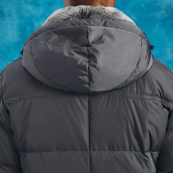 Peuterey Aiptek Fur Parka Antraciet
