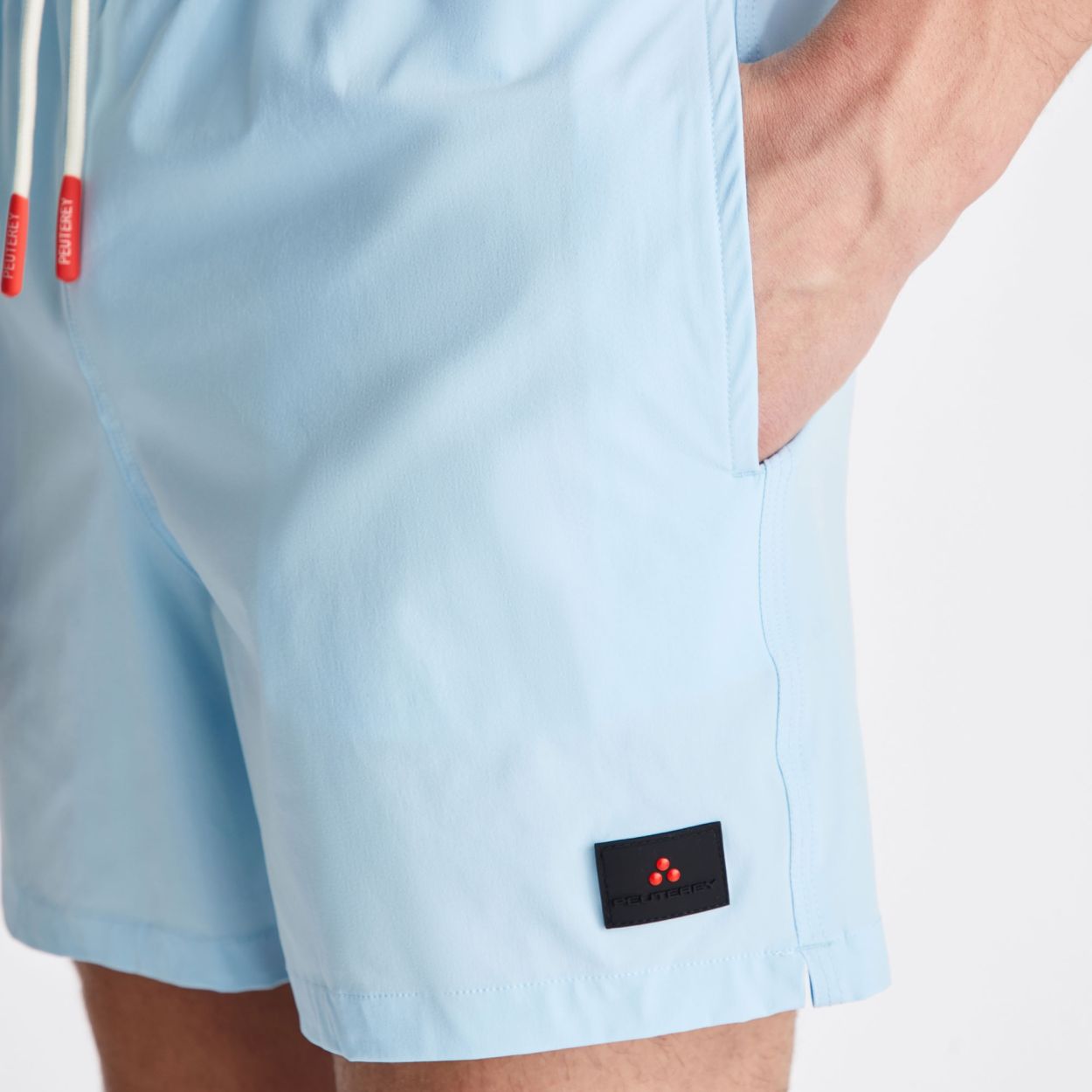 Peuterey Fitenia Stretch Zwembroek Licht Blauw