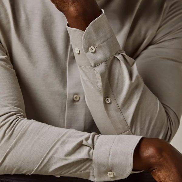 Profuomo Slim Fit Overhemd Beige