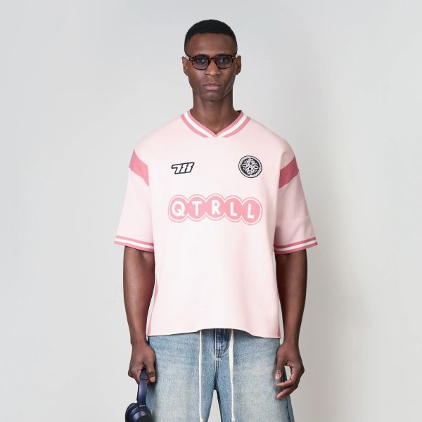 Quotrell Alessio Knitted Polo Roze
