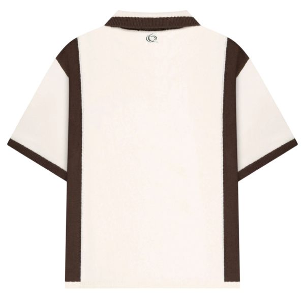 Quotrell Diego Knitted Polo Beige