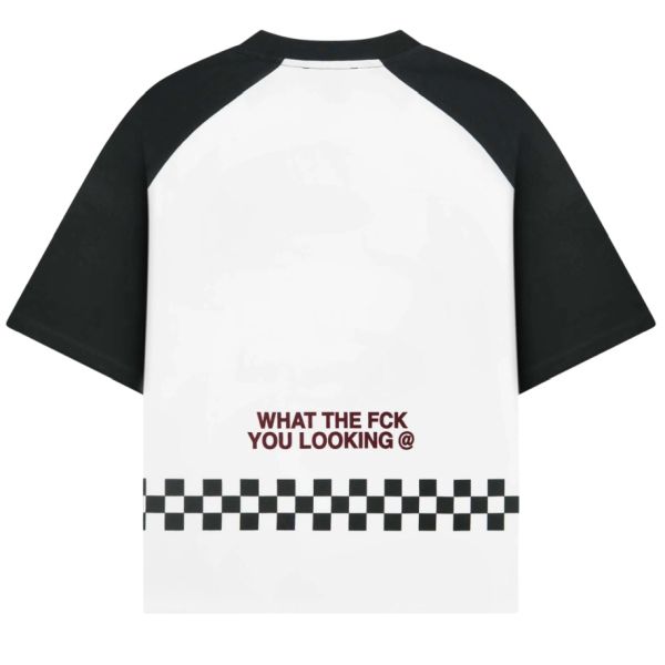 Quotrell Emilio Boxy T-shirt Wit/Zwart