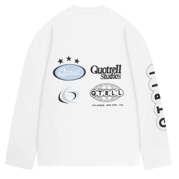 Quotrell Marino Longsleeve T-shirt Wit