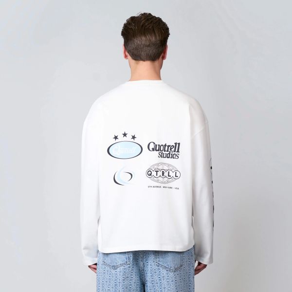 Quotrell Marino Longsleeve T-shirt Wit