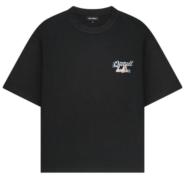 Quotrell Pin Up T-shirt Zwart