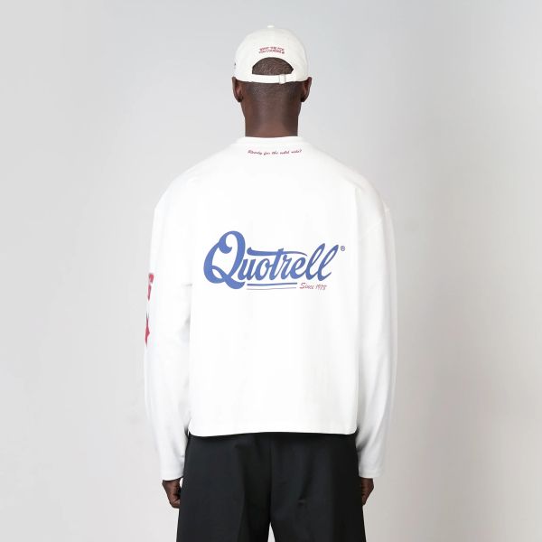 Quotrell Racing Longsleeve T-shirt Wit