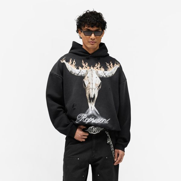 Represent British Cowboys Hoodie Zwart