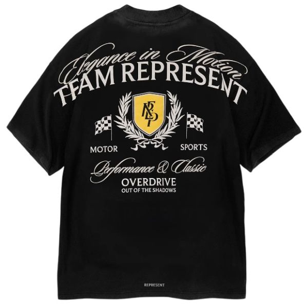 Represent Crest T-shirt Zwart