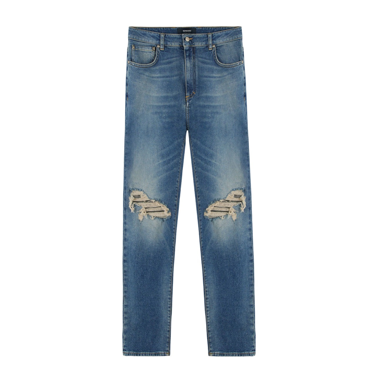 represent destroyer denim jeans classic blauw
