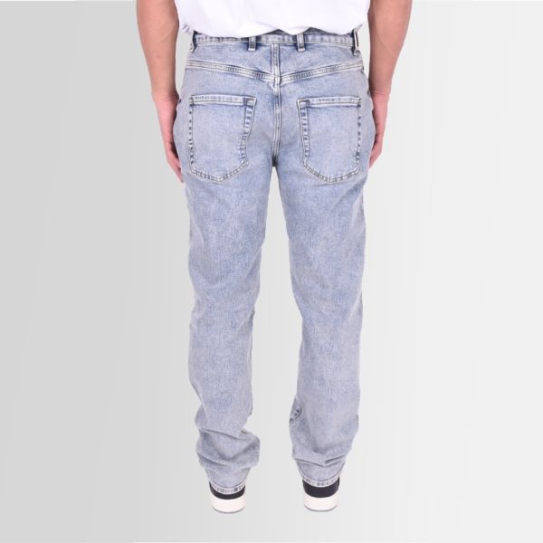 represent front stitch baggy jeans denim blauw