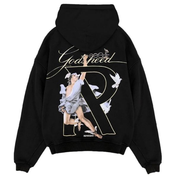 Represent Hermes Hoodie Zwart