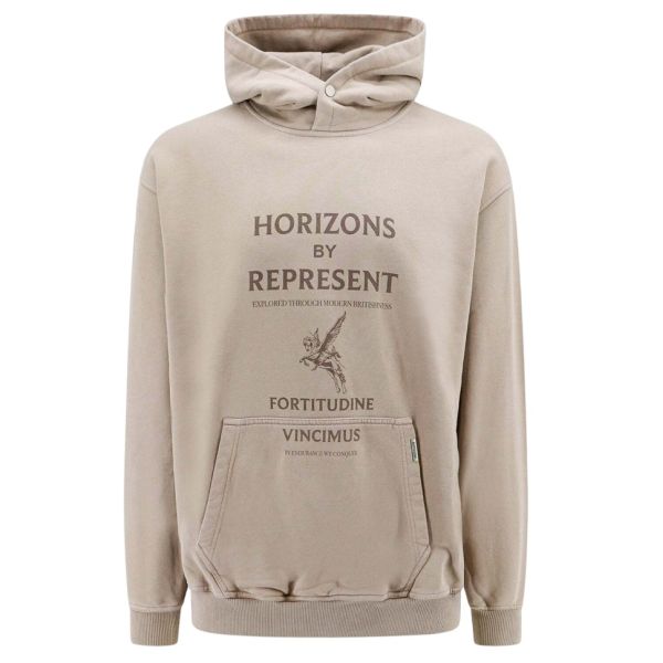 Represent Horizons Hoodie Beige