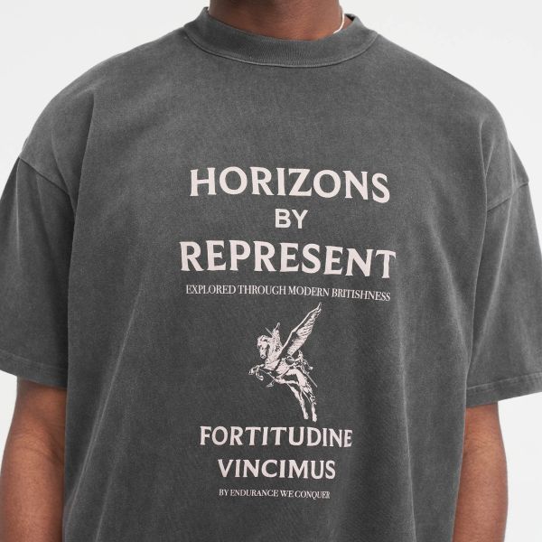 Represent Horizons T-shirt Zwart