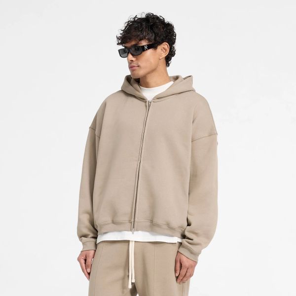Represent Initial Boxy Vest Beige