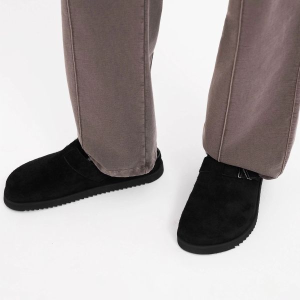 Represent Initial Mule Slippers Zwart