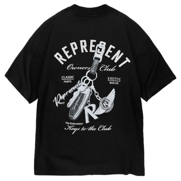 Represent Keys To The Club T-shirt Zwart