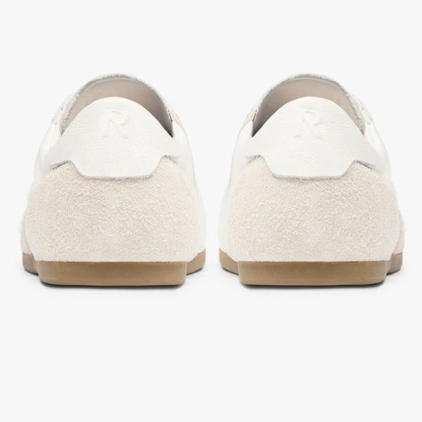 Represent Low-Pro Leather Suede Sneaker Wit