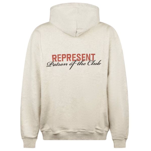 Represent Patron Of The Club Hoodie Off White