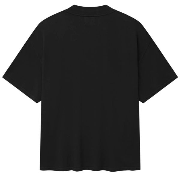 Rhude Classique Mock Neck T-shirt Zwart