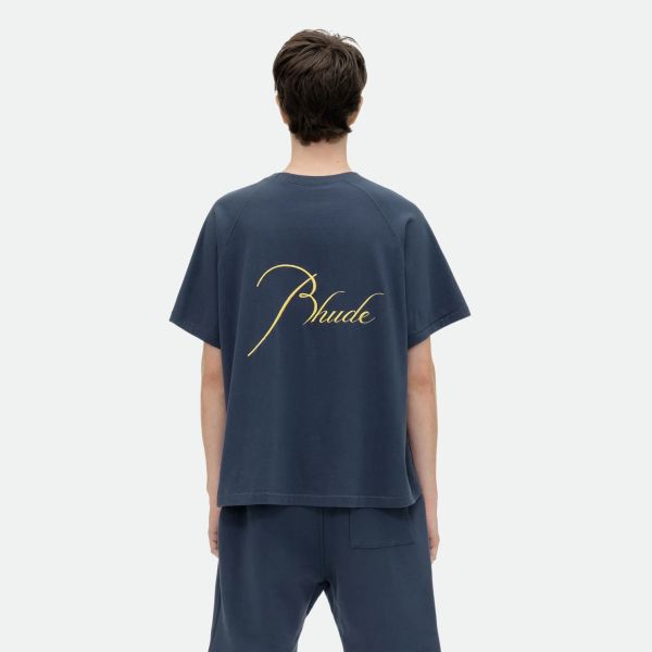 Rhude Classique Raglan T-shirt Navy