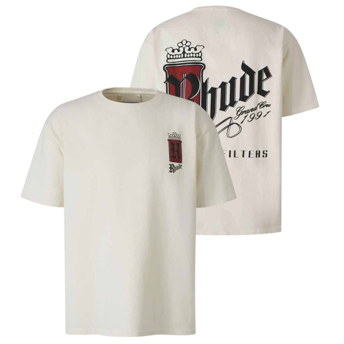 Rhude Fumar 91 T-shirt Off White