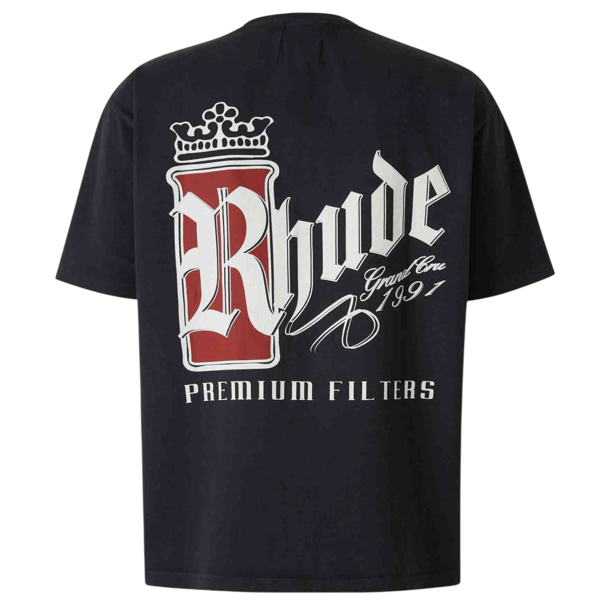 Rhude Fumar 91 T-shirt Zwart