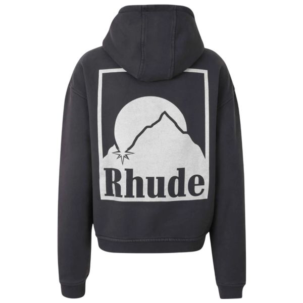 Rhude Moonlight Badge Hoodie Zwart