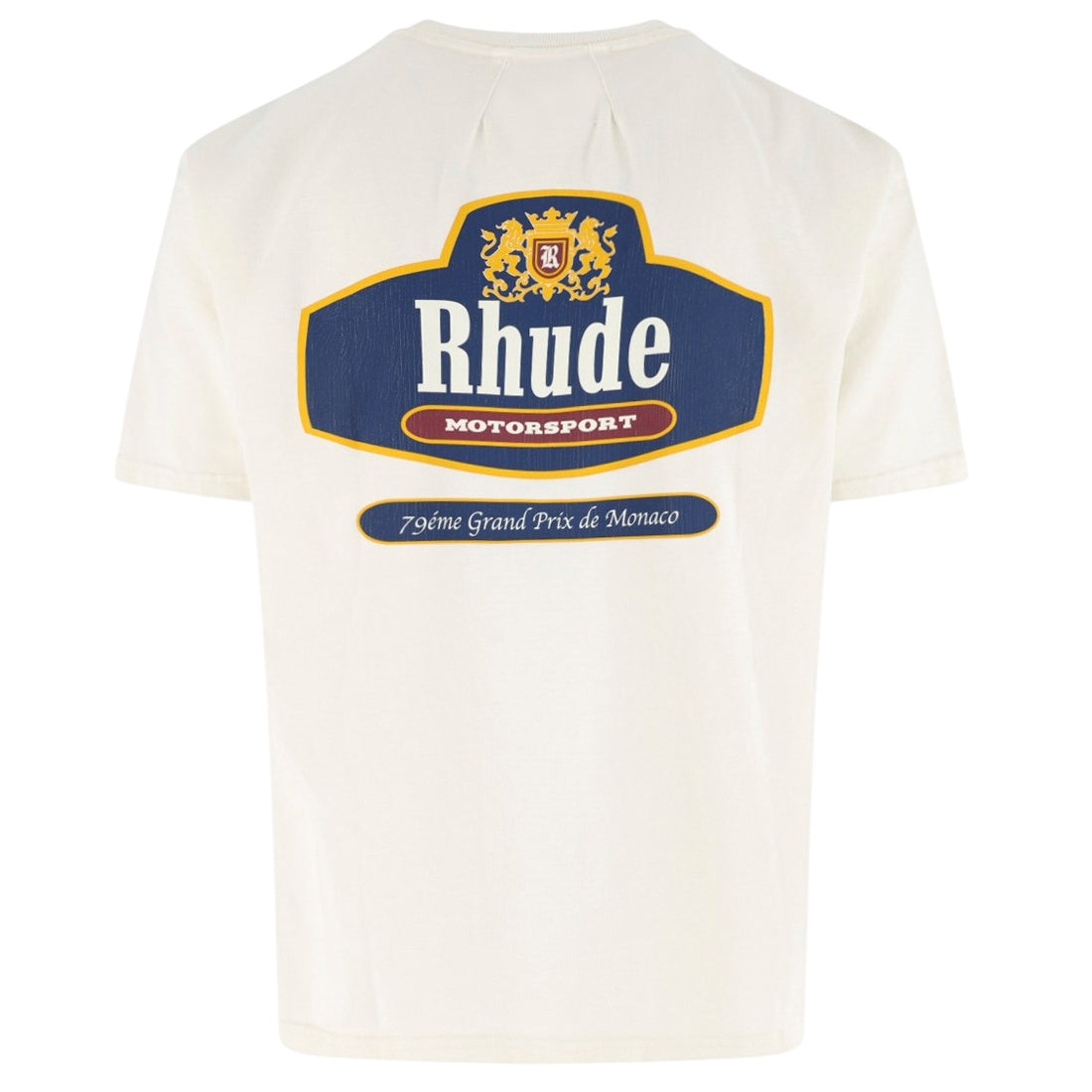 Rhude Racing Crest T-shirt Off White