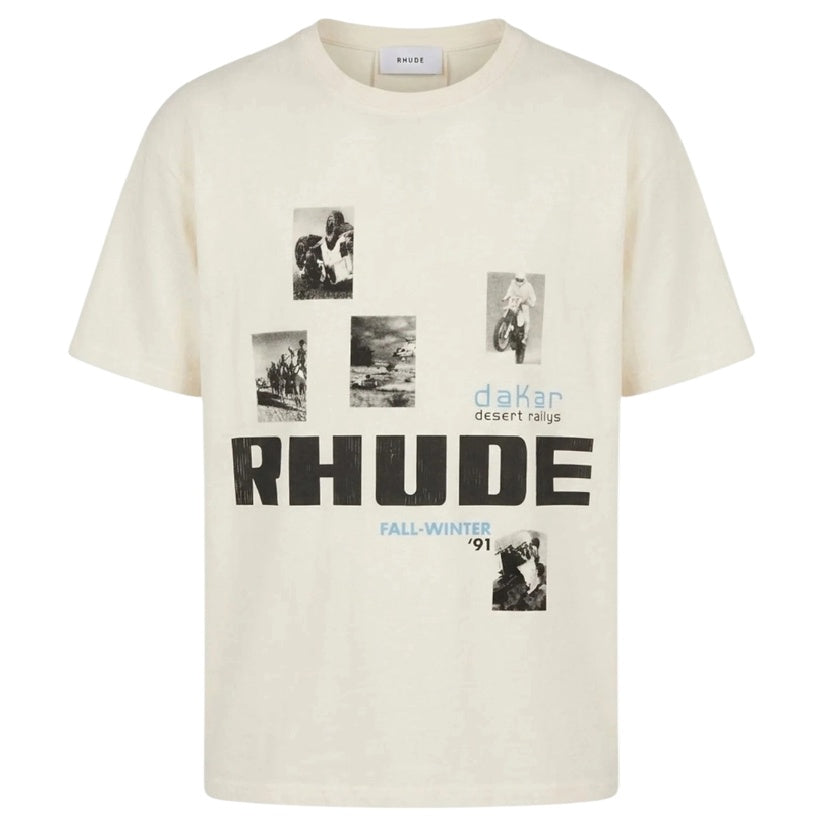 Rhude Winter 91 Rallye T-shirt Off White