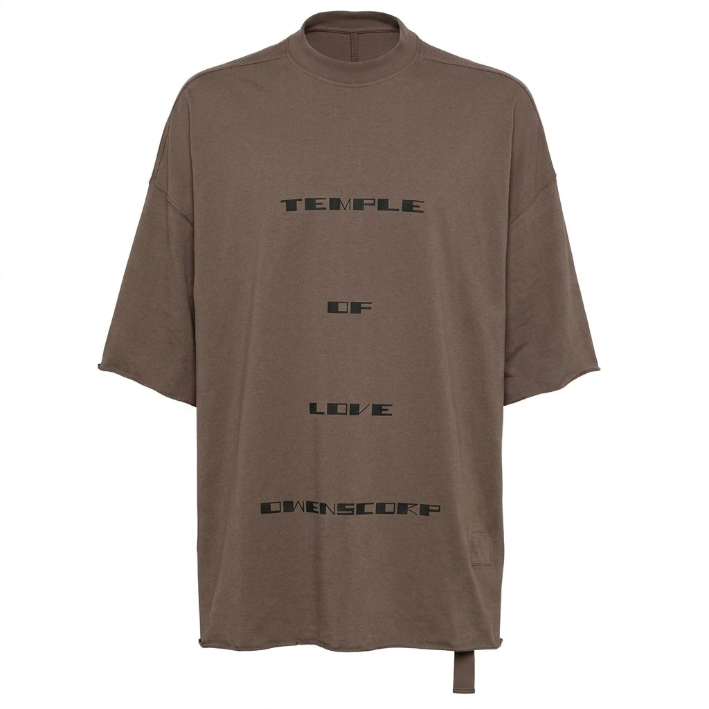 Rick Owens DRKSHDW Tommy T-shirt Bruin