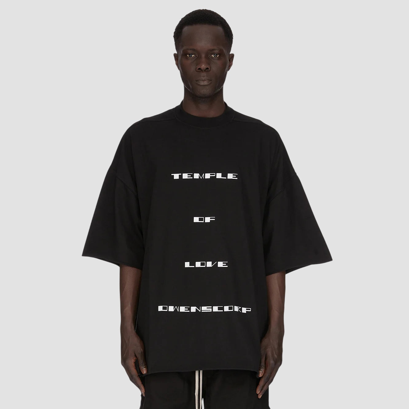 Rick Owens DRKSHDW Tommy T-shirt Zwart