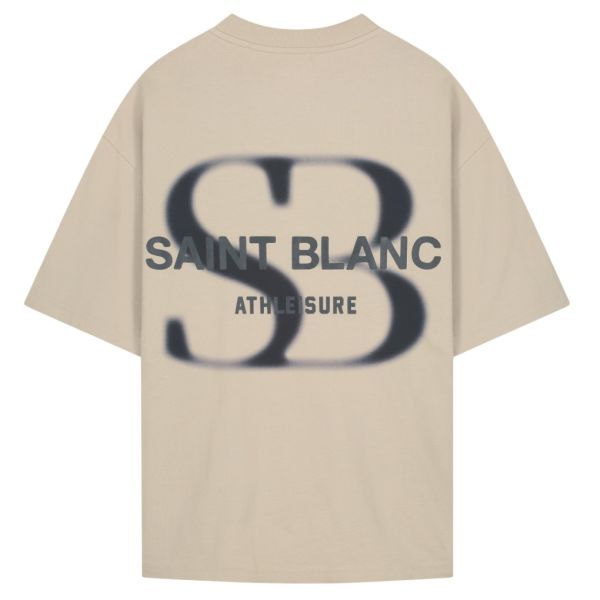 Saint Blanc Blurr T-shirt Beige