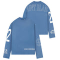 Saint Blanc Multi Logo Raglan Longsleeve T-shirt Blauw
