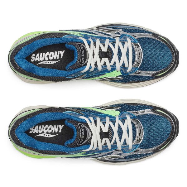 Saucony Progrid Omni 9 Classic Sneaker Blauw/Groen