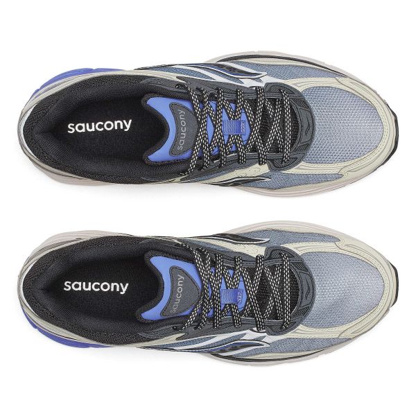 Saucony Progrid Omni 9 Fade Sneaker Off White/Blauw