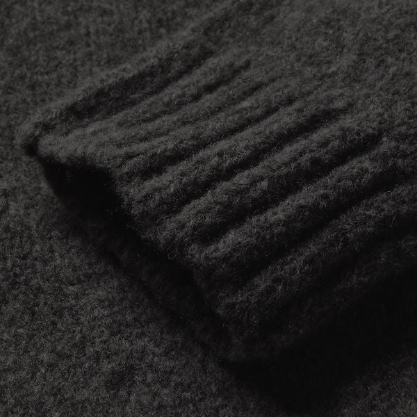 Seventh Wool Knit Polo Sweater Zwart