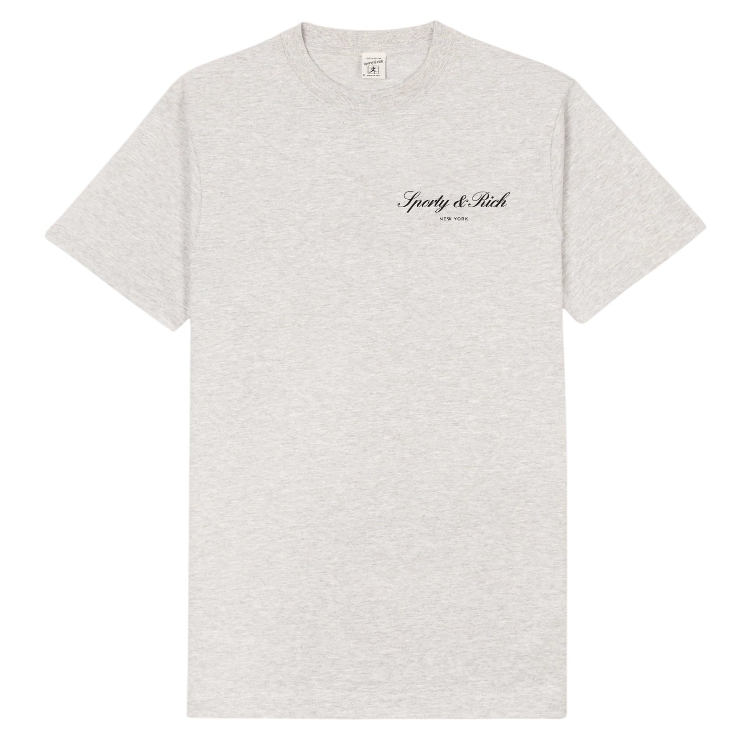 Sporty & Rich Signature NY T-shirt Grijs