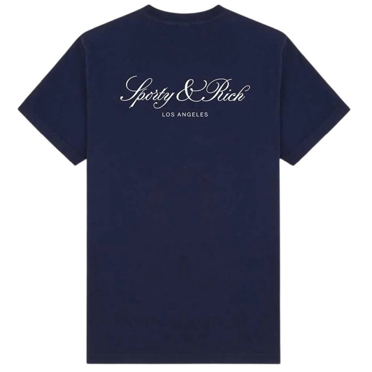 Sporty & Rich Vendome LA T-shirt Navy