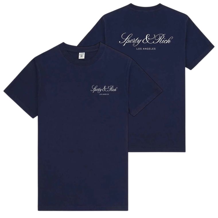 Sporty & Rich Vendome LA T-shirt Navy