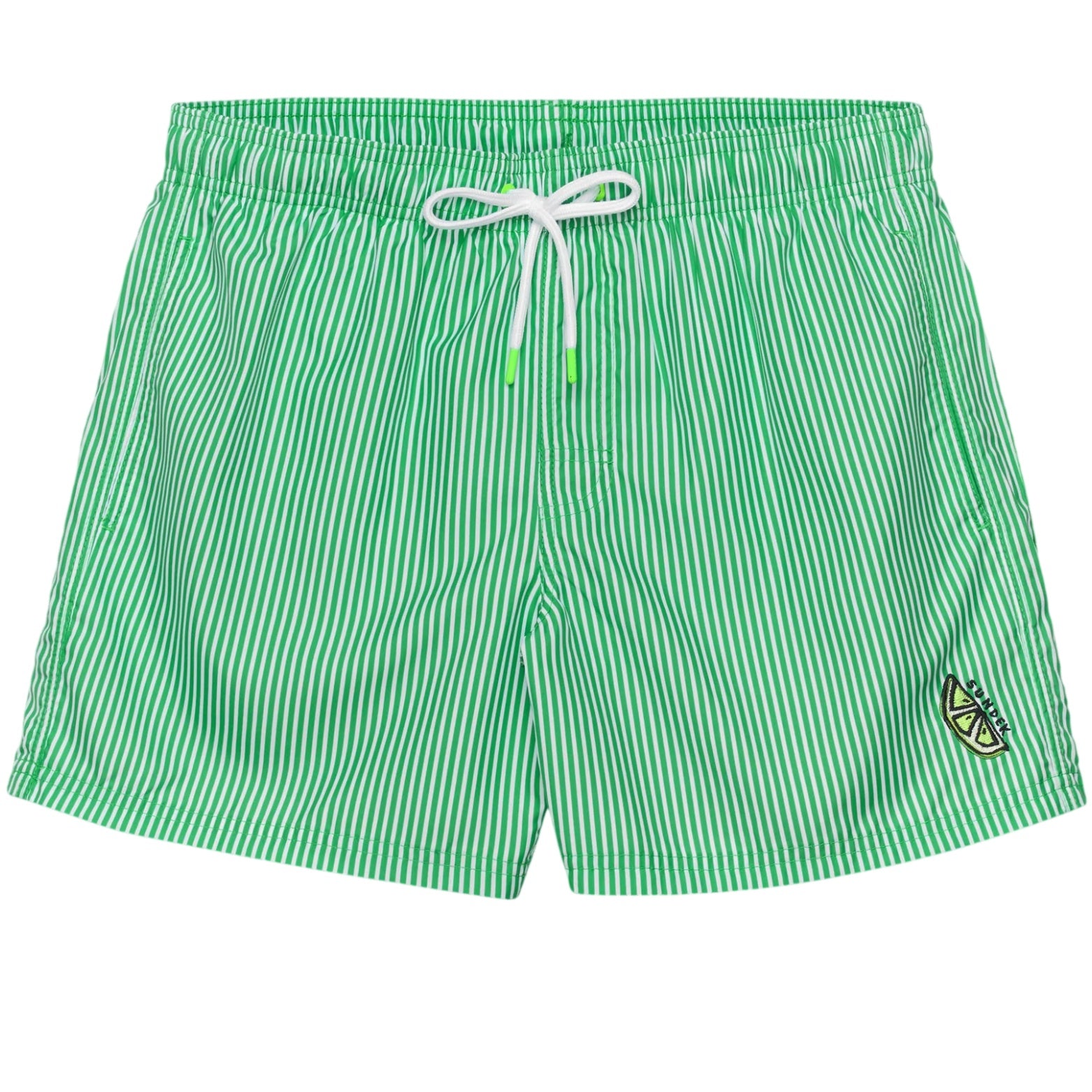 Sundek Printed Striped Zwembroek Licht Groen