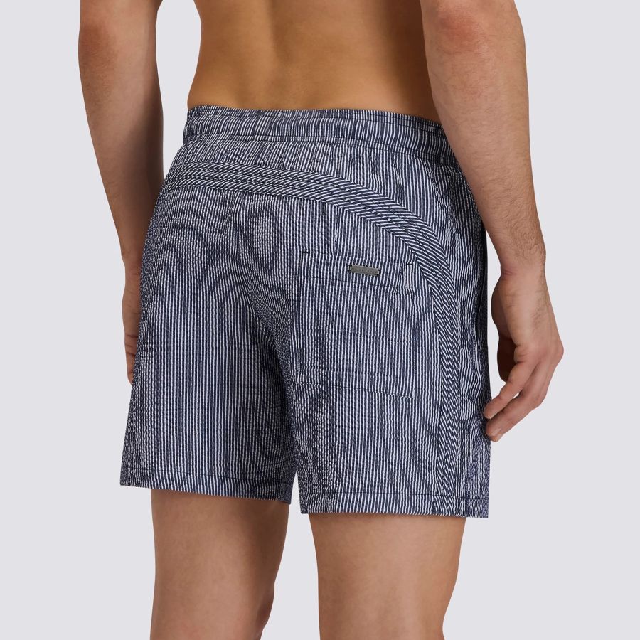 Sundek Striped Zwembroek Navy