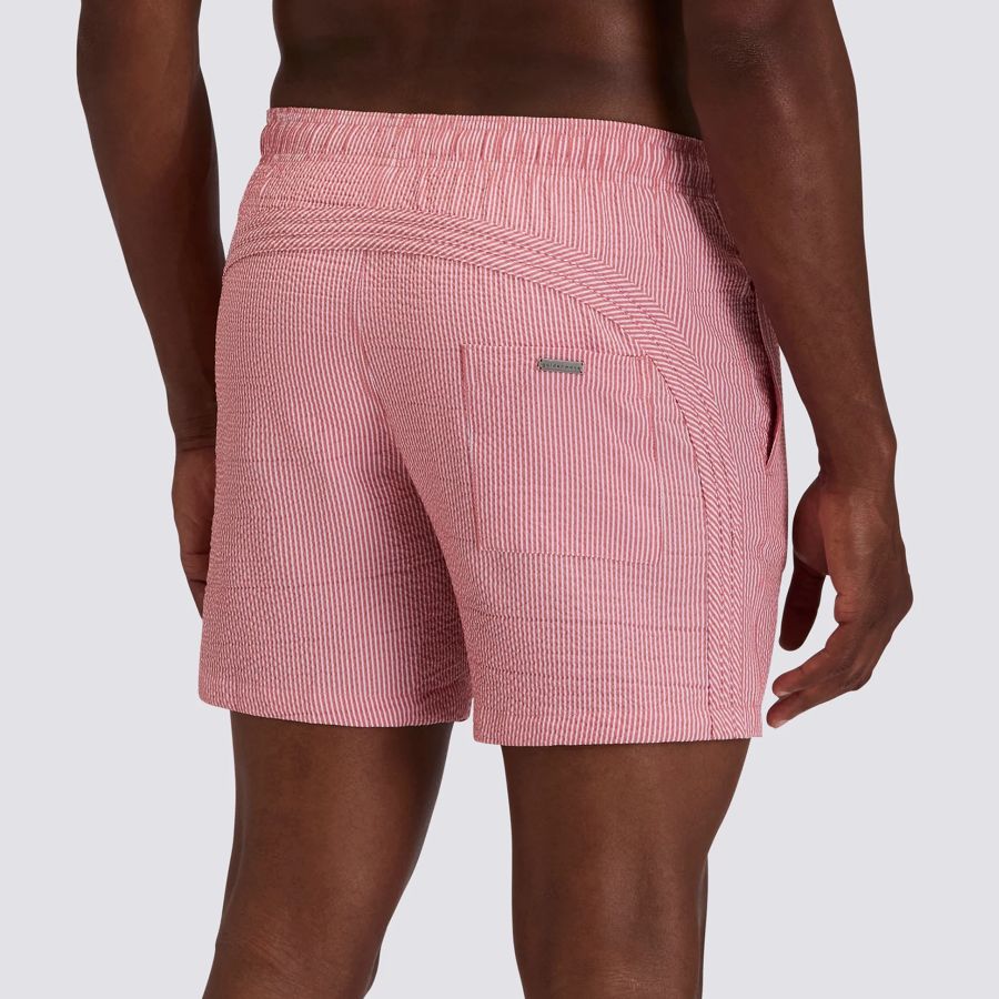 Sundek Striped Zwembroek Roze