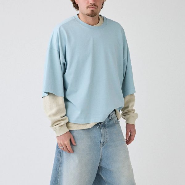 Tenue Ben T-shirt Licht Blauw